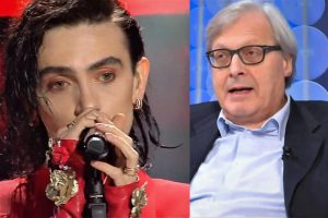 Battutaccia di Vittorio Sgarbi su Michele Bravi, la reazione del cantante