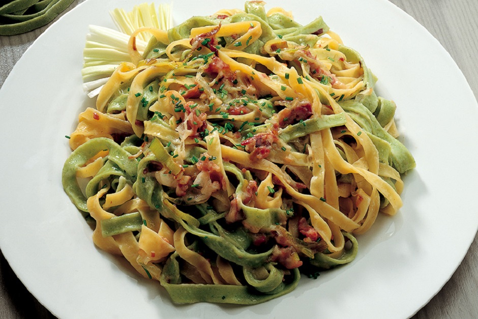 Tagliatelle ai porri