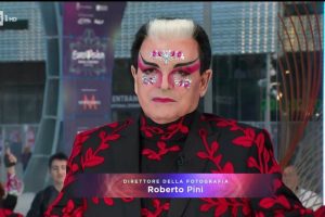 Cristiano Malgioglio a Eurovision 2022.