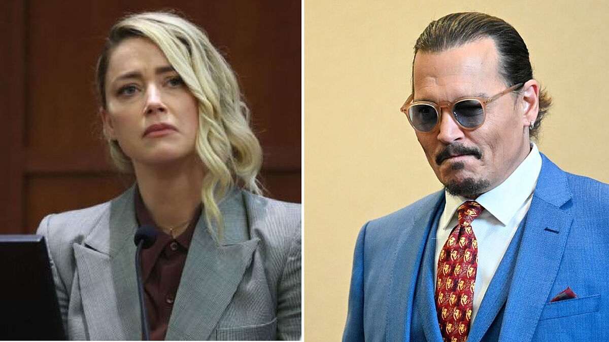 Amber Heard e Johnny Deep.