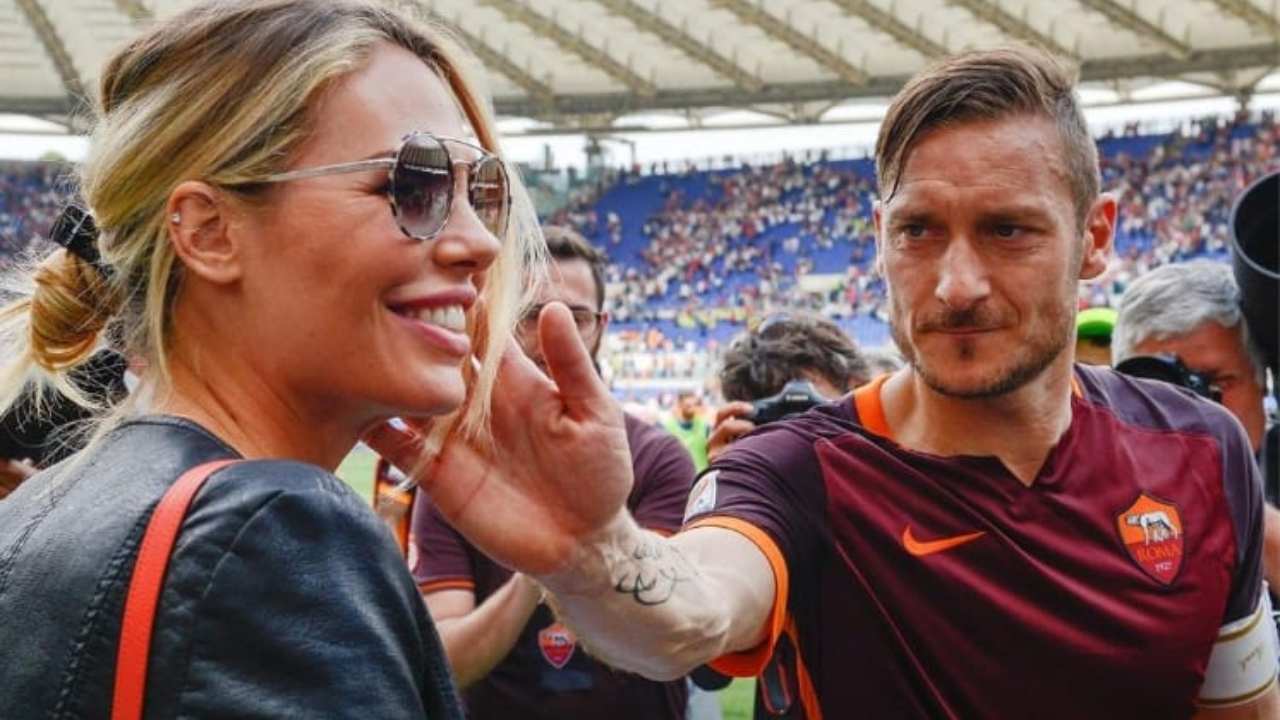 Francesco Totti e Ilary Blasi.