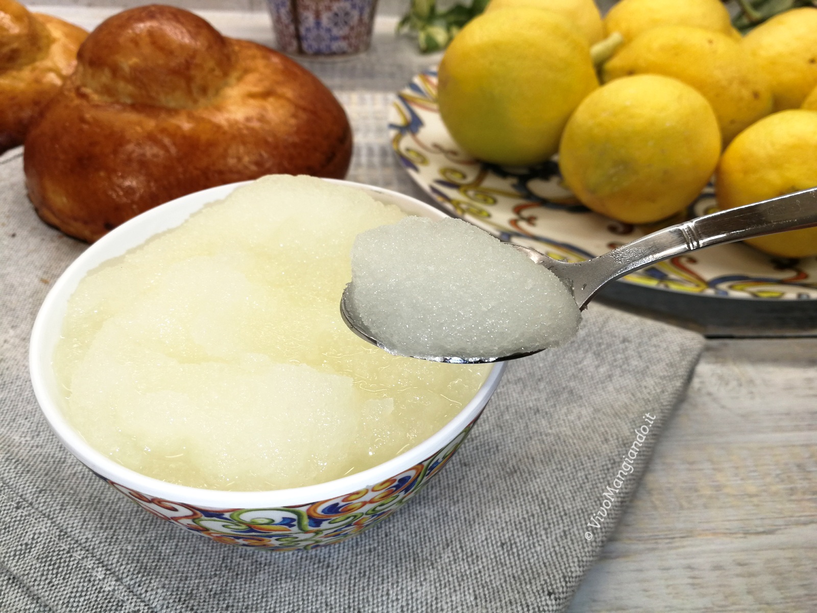 granita di limone