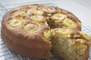 Torta con le banane