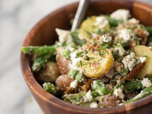 insalata di patate e fagiolini