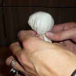 Bambolina di Natale fai da te