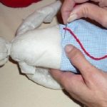 Bambolina di Natale fai da te