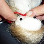 Bambolina di Natale fai da te