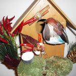 Decorazione natalizia fai da te: casetta colorata