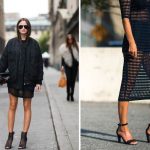 Abitini con tessuto a rete