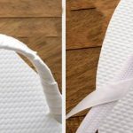 Passate il nastro intorno alle fasce e mettete un punto di colla quando avrete finito per fissare il tutto.