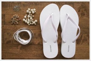 Occorrente per le infradito con le perle