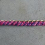 Bracciale con catena e uncinetto