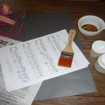 Decorare una cartelletta a decoupage