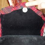 Borsa fai da te con tessuto Tartan