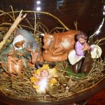 Tutorial del presepe fai da te nel portacandele