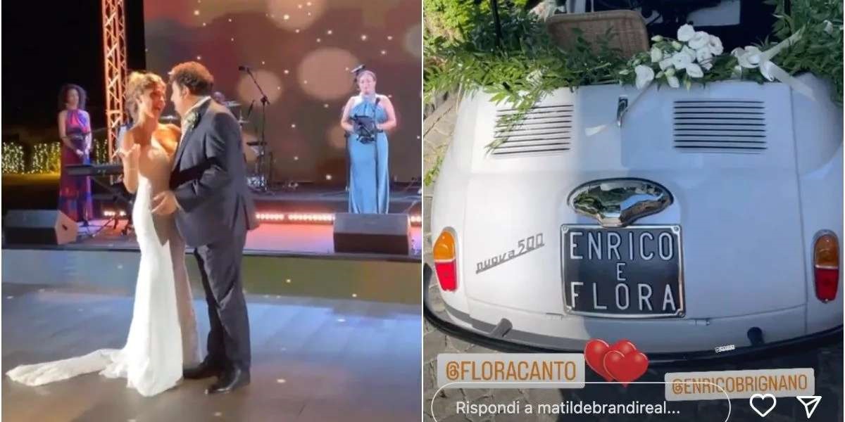 Enrico Brignano e Flora Canto