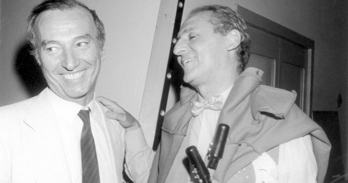 Alberto Angela e Renzo Arbore.