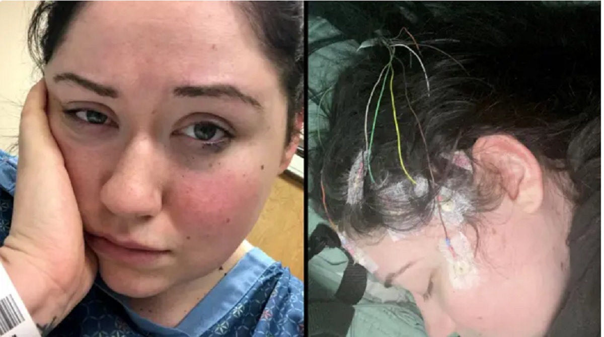 Donna allergica alla gravità