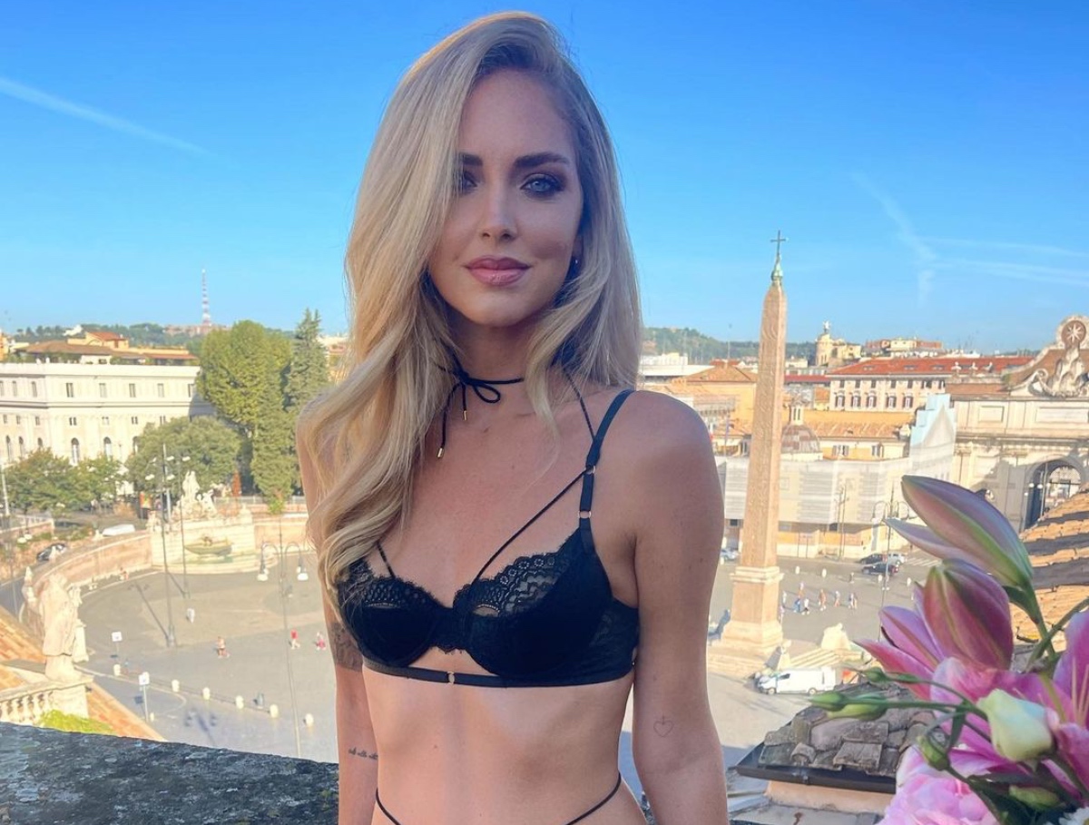 chiara ferragni in lingerie