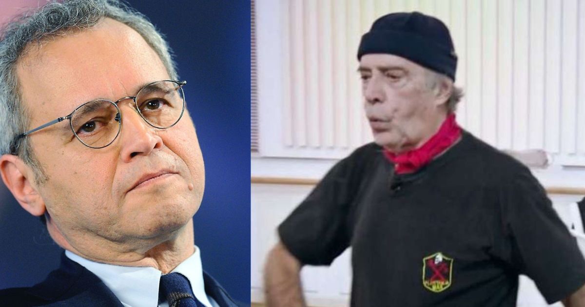 Enrico Mentana ed Enrico Montesano.