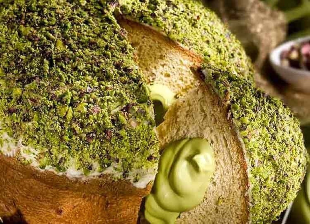 Panettone al pistacchio
