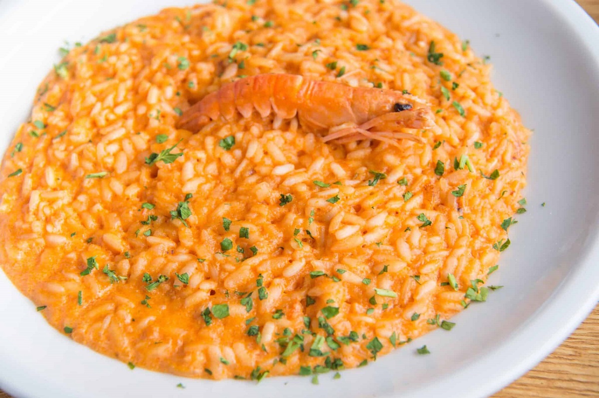 Risotto alla crema di scampi