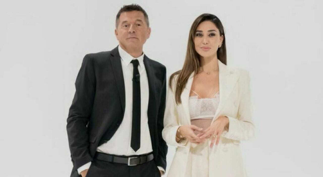 Teo Mammuccari e Belen Rodriguez.