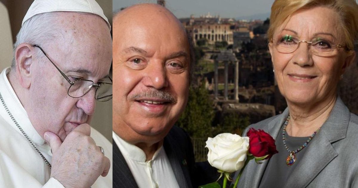 Papa Francesco e Lino Banfi.