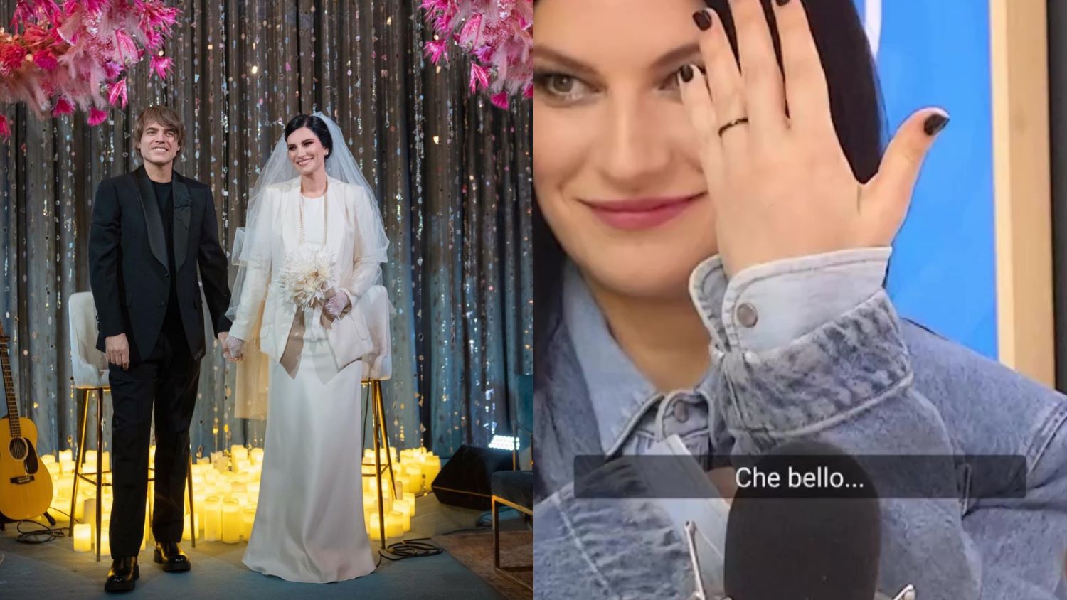 Perché Laura Pausini e Paolo Carta hanno scelto fedi nere per le nozze?