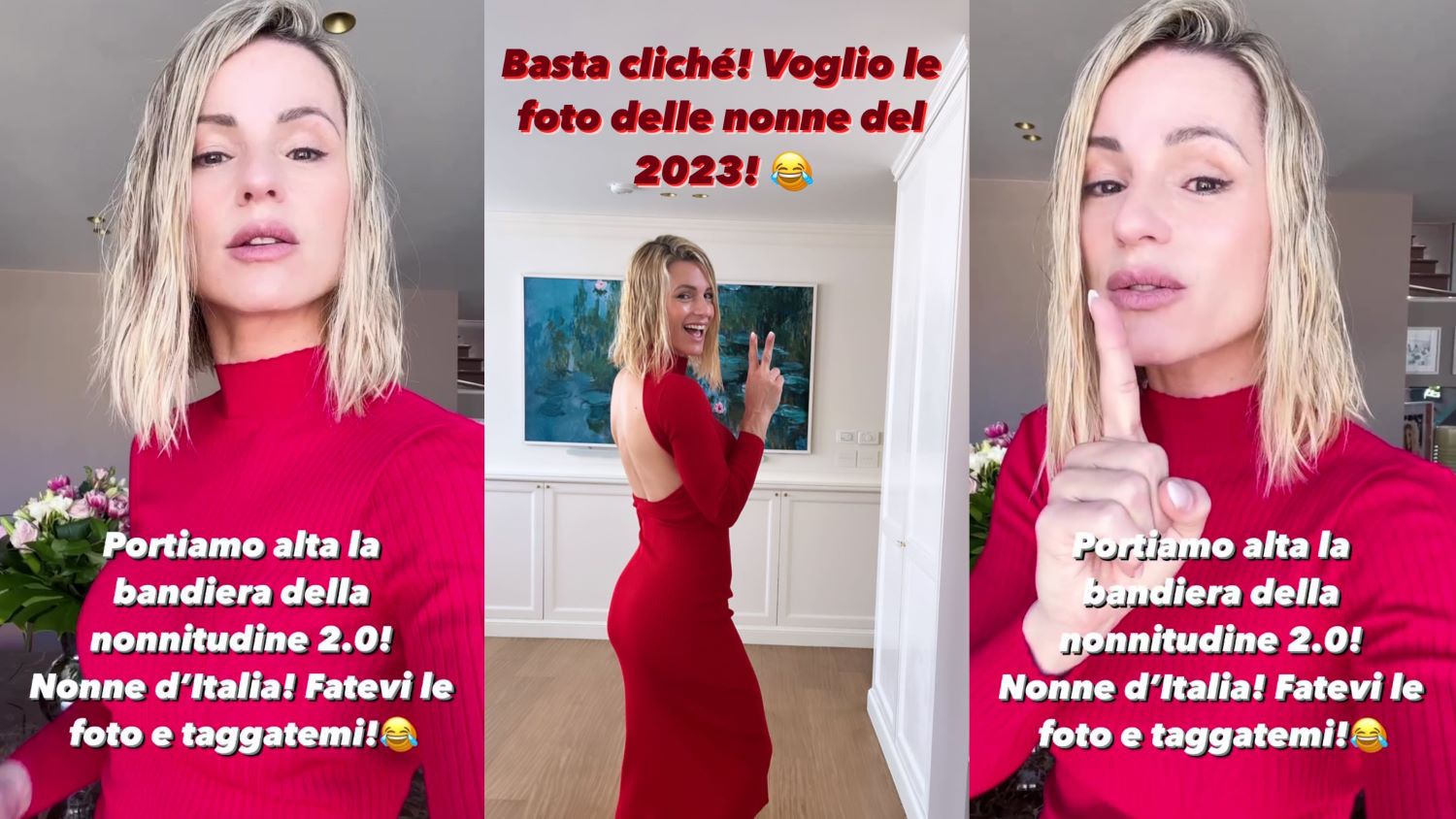 Michelle Hunziker: "Basta tabù, la nonnitudine è meravigliosa!"