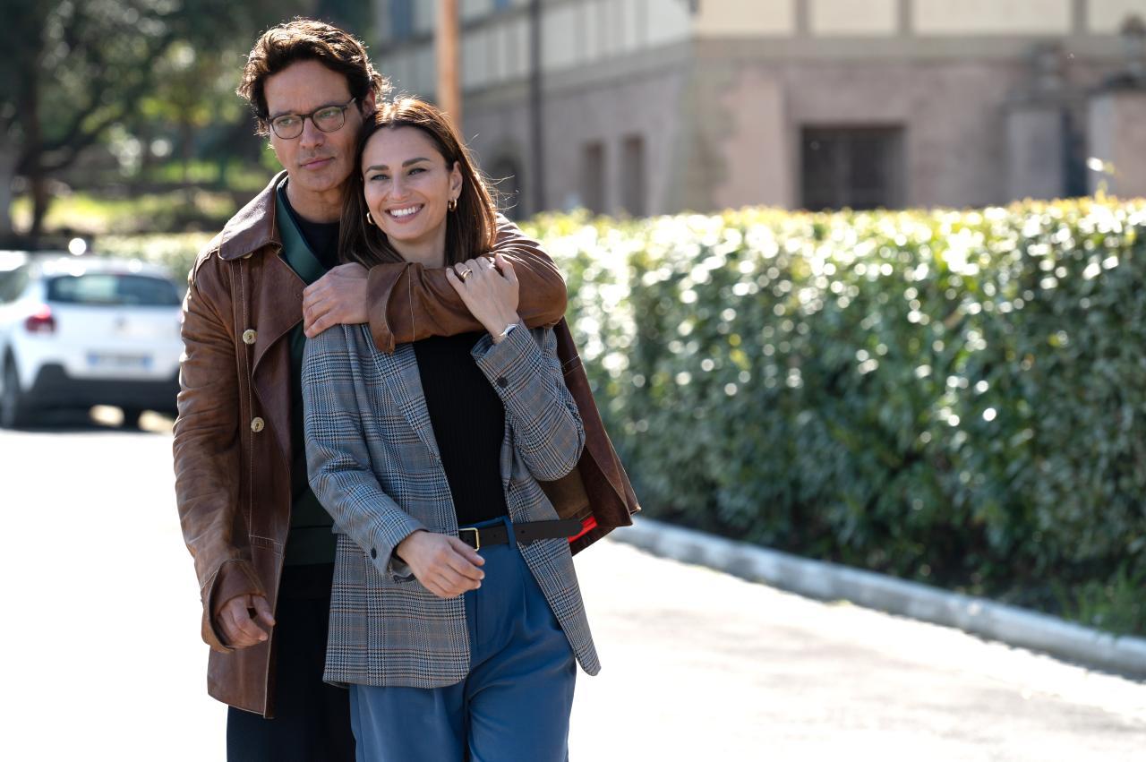 Gabriel Garko e Anna Safroncik.