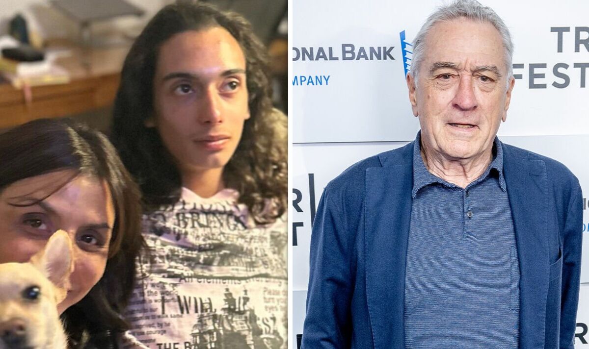 Robert De Niro e il nipote.