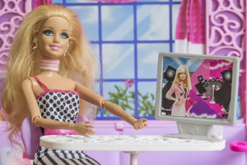 Barbie in the doll house