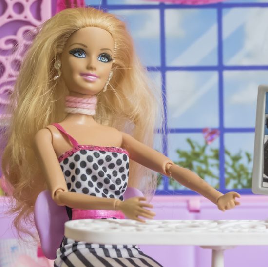 Barbie in the doll house