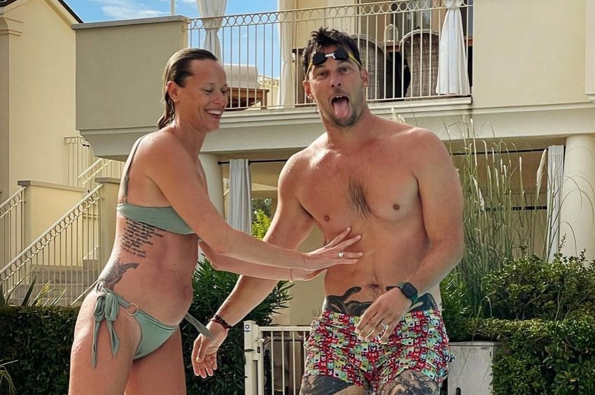 Federica Pellegrini e Matteo Giunta