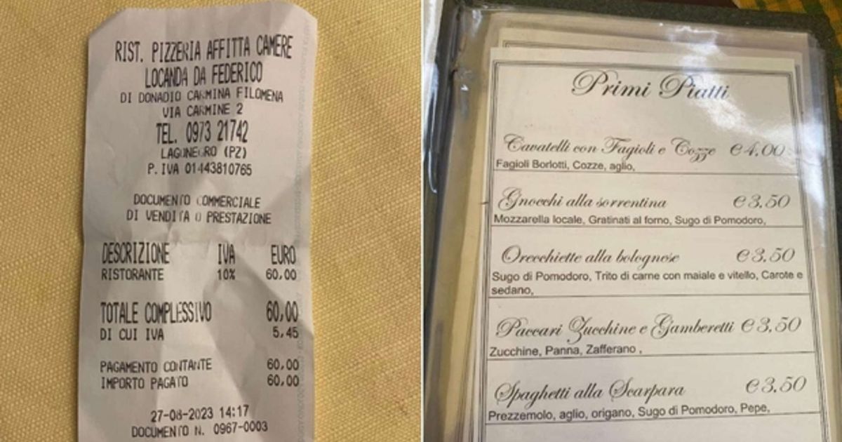 Antipasto, primo e secondo a soli 60 euro per 7 persone a Lagonegro