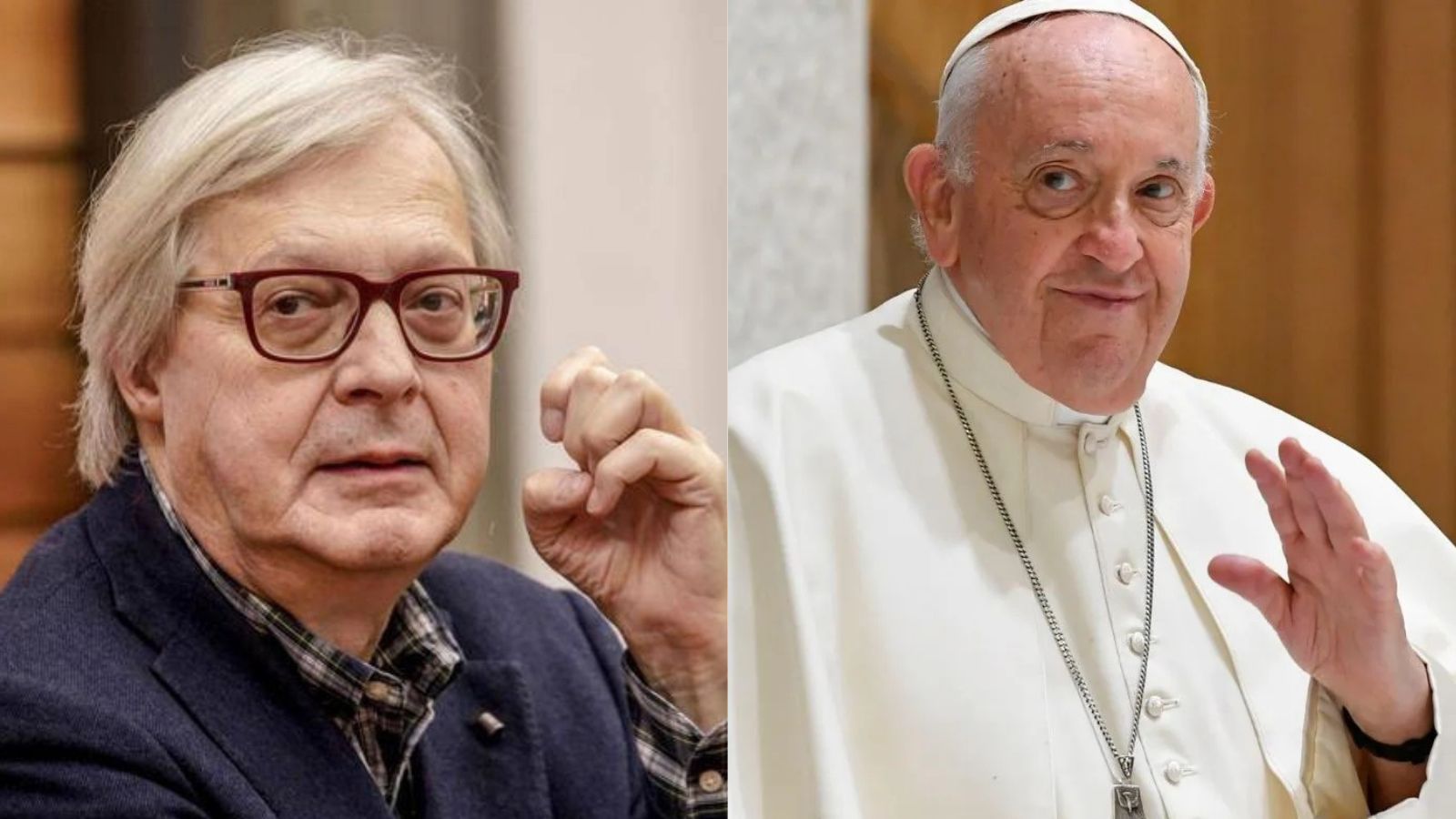 Sgarbi Papa Francesco