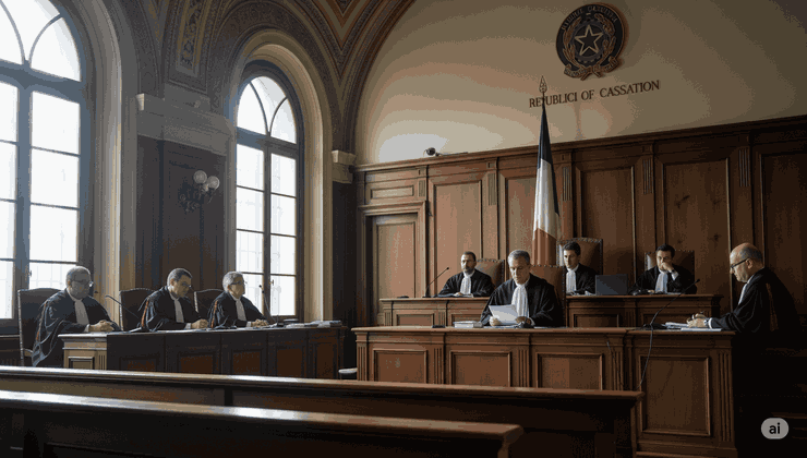 Giudici della Corte di Cassazione mentre pronunciano una sentenza