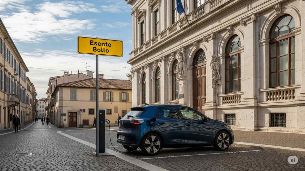 Auto elettrica in Italia con esenzione bollo auto