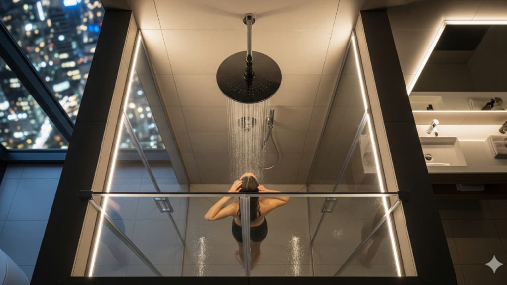 Doccia in condominio