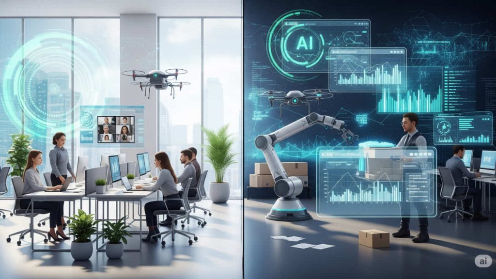 Lavori con l'AI e senza.