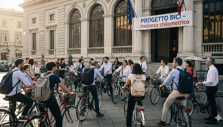 Progetto bici con rimborso chilometrico