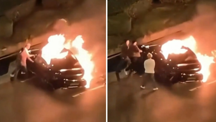 Auto elettrica prende fuoco_Donnaclick 