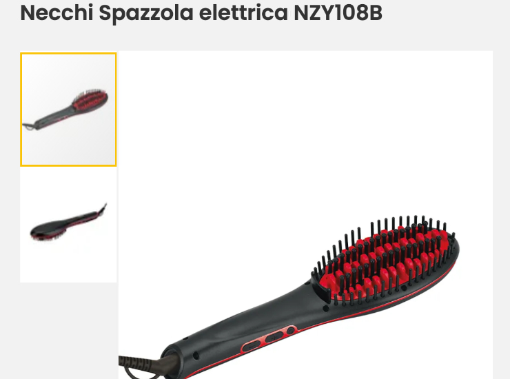 Eurospin capelli parrucchiere spazzola elettrica necchi_Donnaclick