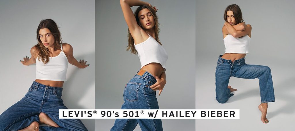 Hailey Bieber indossa i 501
