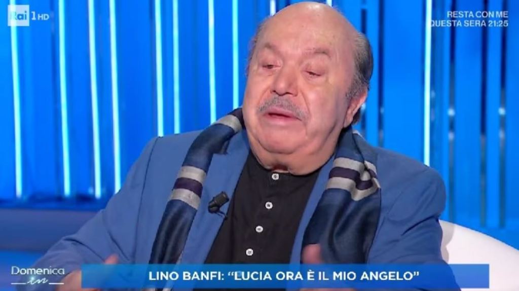 Domenica In, Lino Banfi ricorda la moglie Lucia: "Sento ancora la sua voce, ora è il mio angelo"