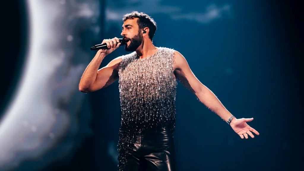 Marco Mengoni all'Eurovision Song Contest 2023.
