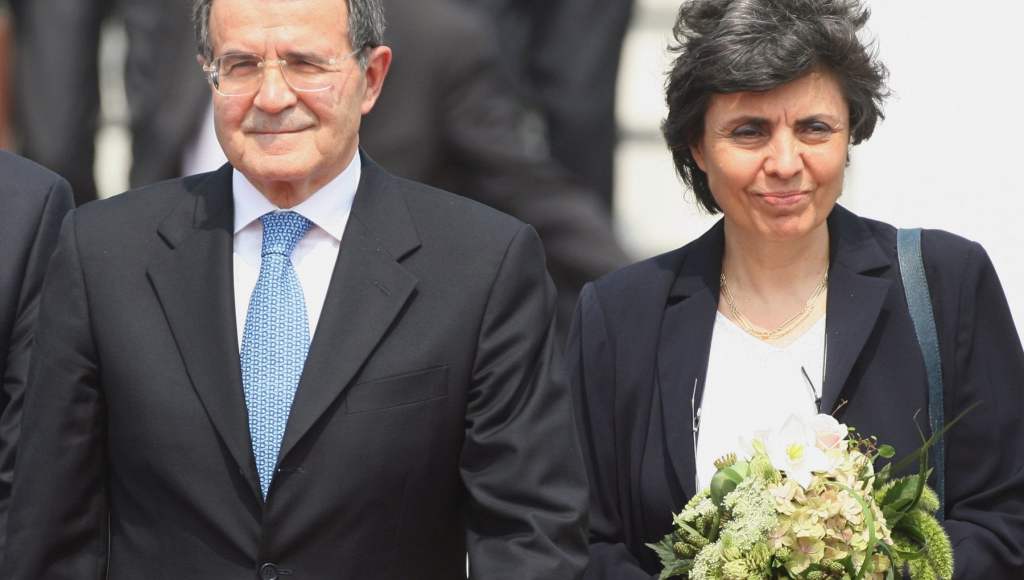 Romano Prodi e Flavia Franzoni.