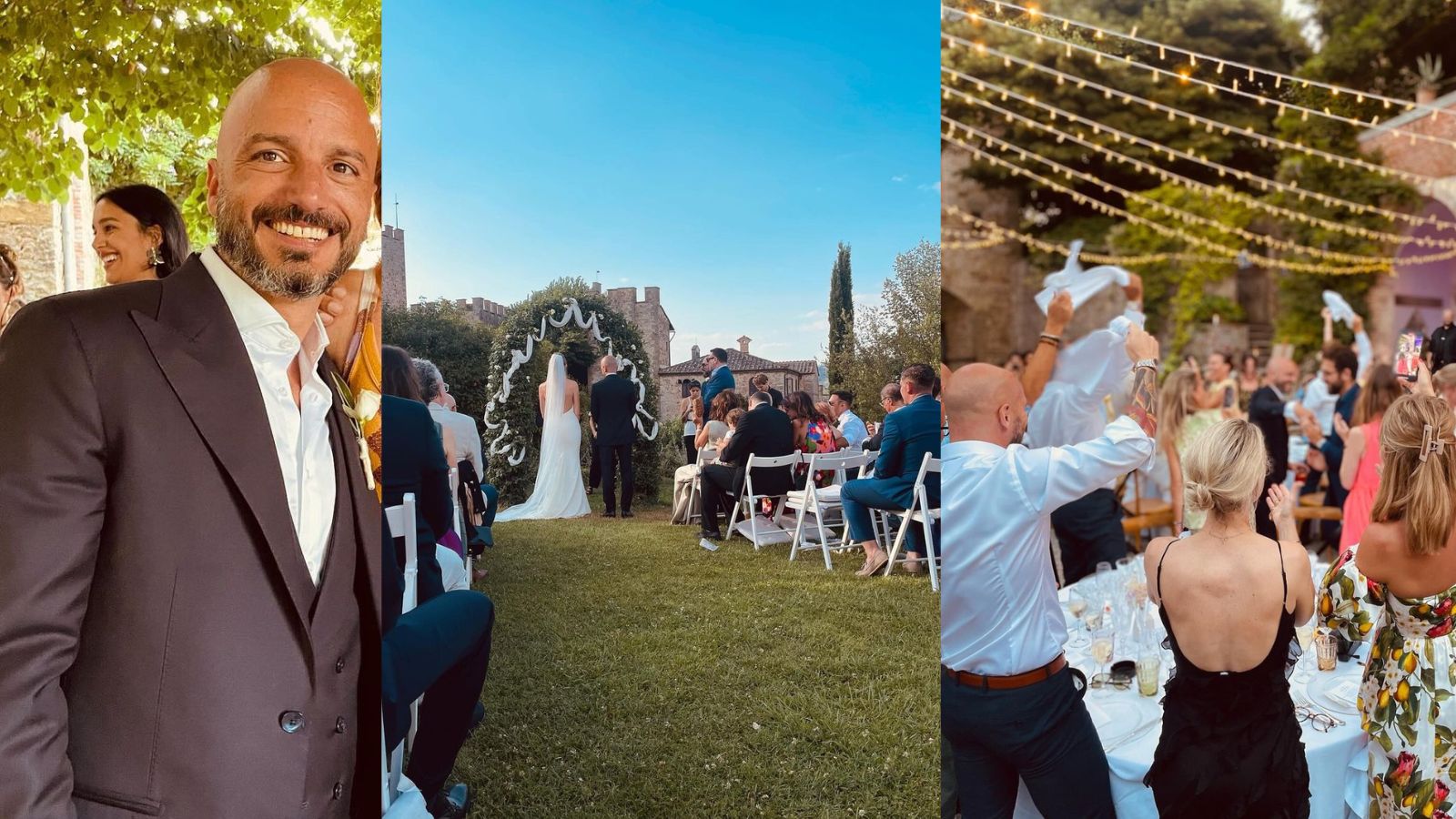Ali Rinaldo Nicolas Vaporidis si è sposato: le foto del matrimonio con Ali Rinaldo