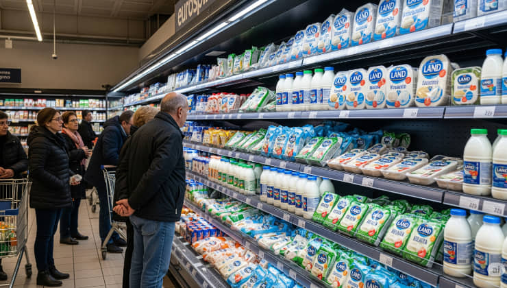 Supermercato Eurospin - Immagine IA.